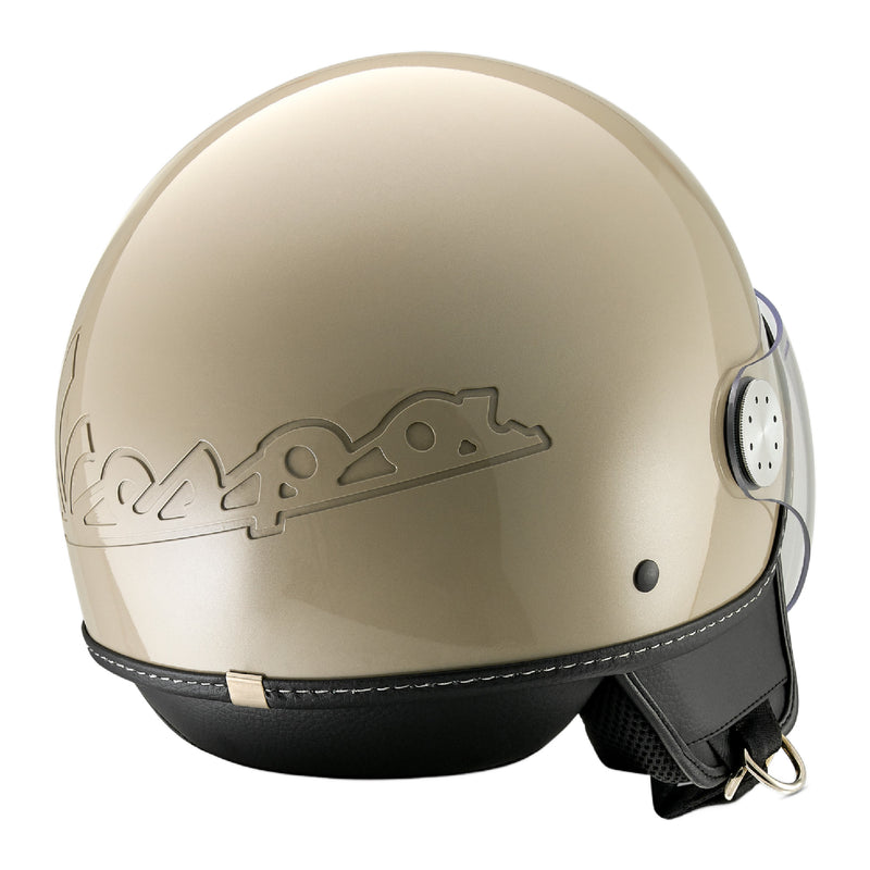 Vespa Demi-Jet 4.0 Helmet - Beige Avvolgente