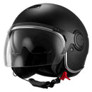 Argentario Visor Jet Helmet - Black