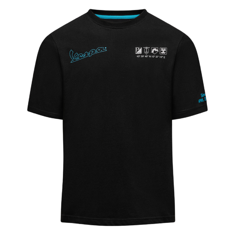 Vespa Dec Black Tee