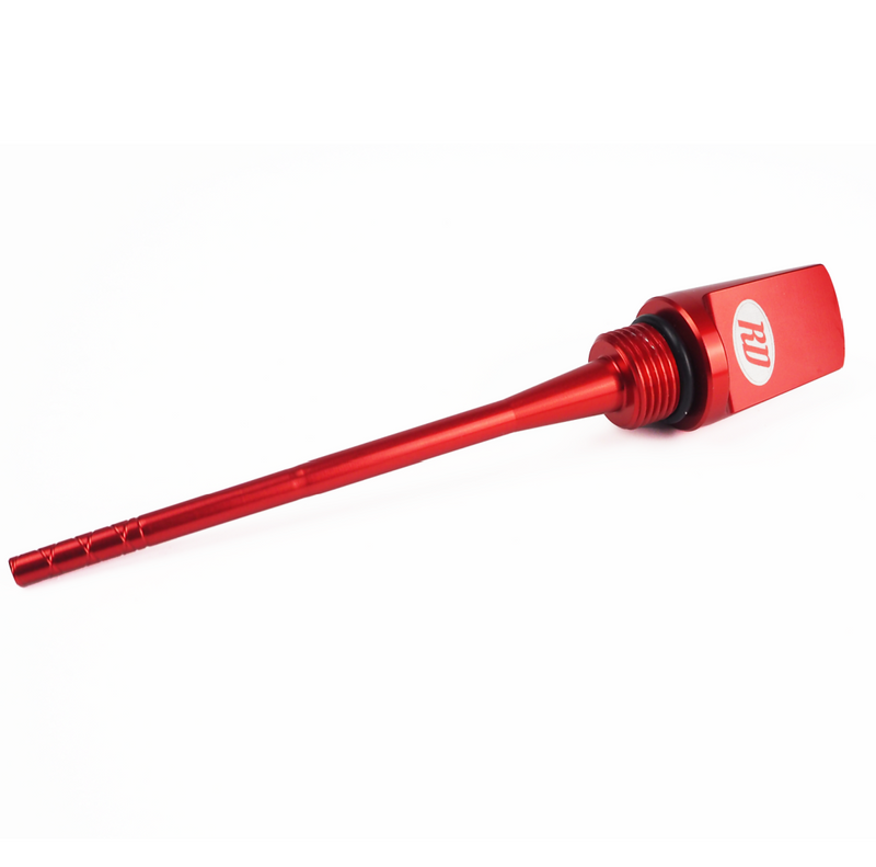 RD Original Vespa CNC Red Oil Filler Dipstick GTS 125-300 (2009-2016), GTS 300 (2019-Onwards)