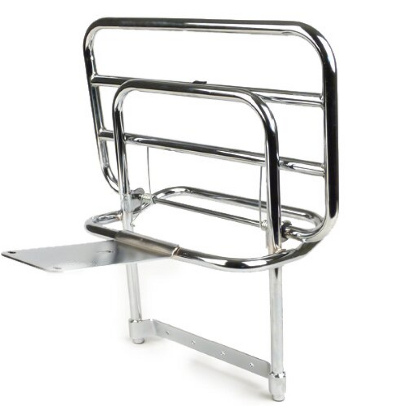 MOTO NOSTRA Vespa Chrome Rear Folding Rack PX, T5