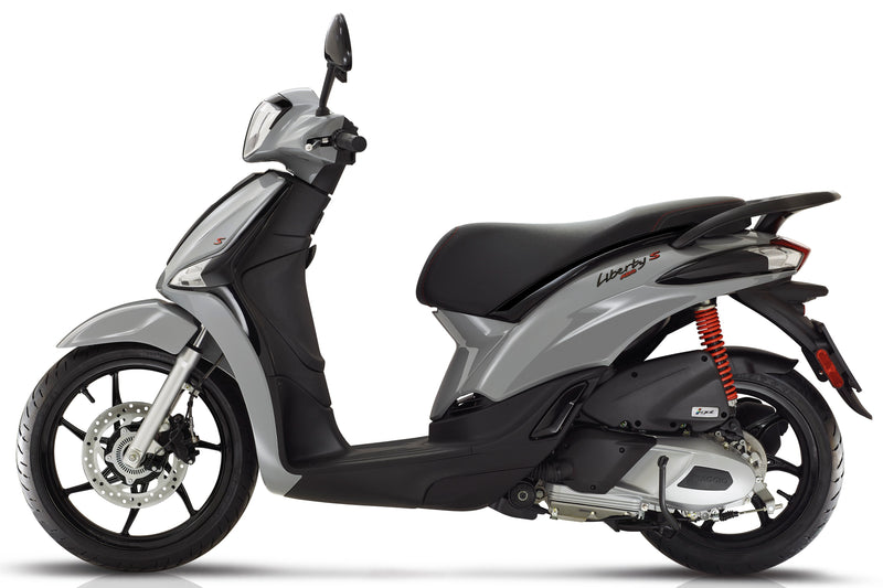 Piaggio Liberty S 125 i-Get E5 - Grigio Materia 2024 - £350 saving Upon Registration