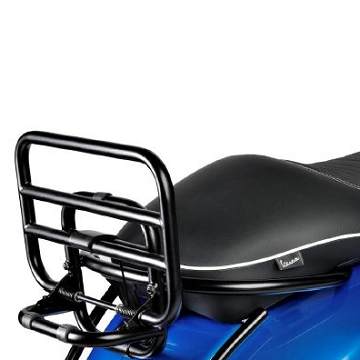 Piaggio Vespa GTS/GTV Black Rear Folding Rack